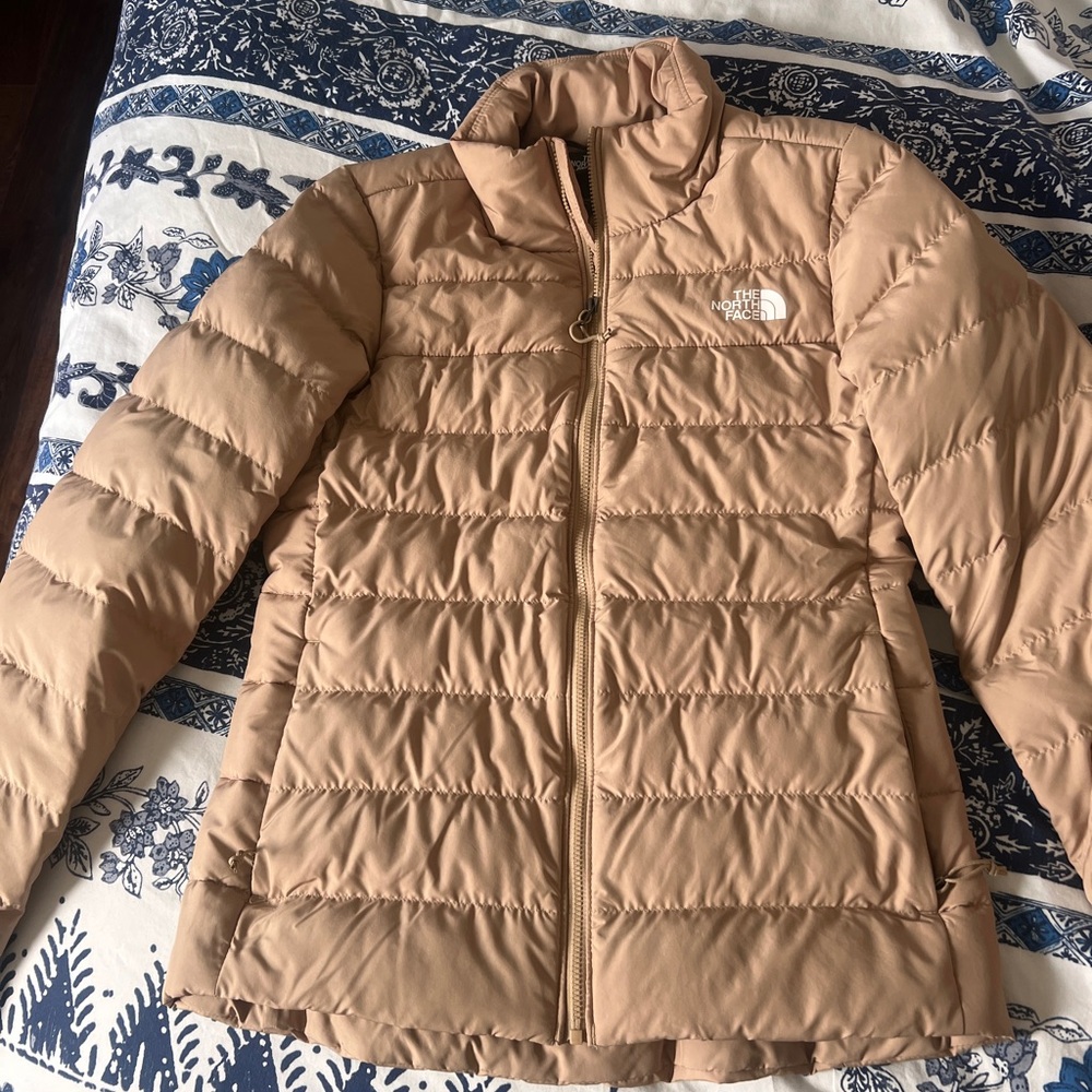 The North Face Women's Beige/Camel color Puffer Jacket